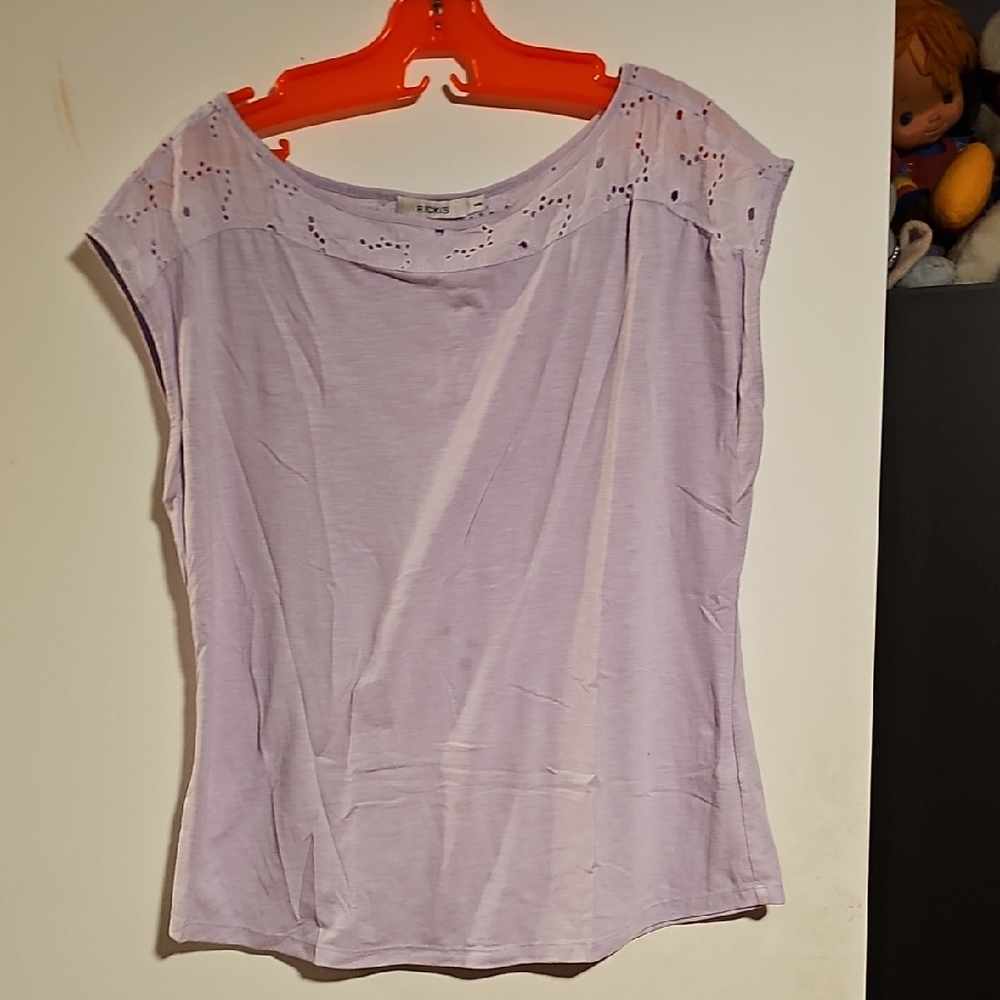 Ricki's Light Purple Eyelet Women's T-shirt